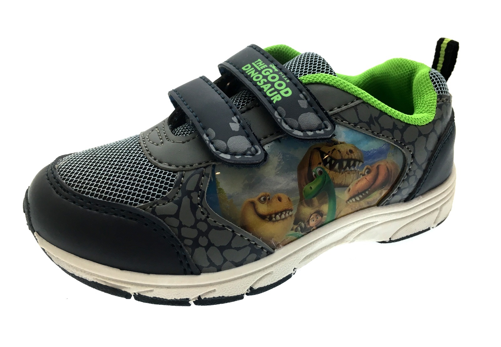 Boys The Good Dinosaur Trainers Adjustable Straps Casual Character